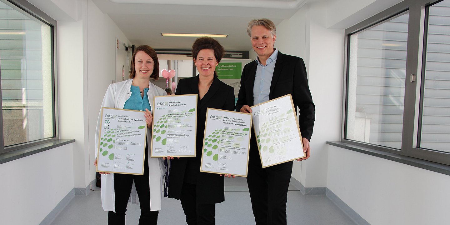 Helios Munich: Department of Gynecology has received three awards at once
